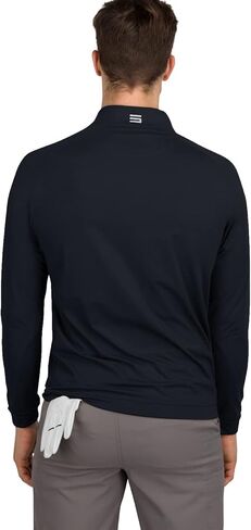 Men’s Dry Fit ¼ Zip Golf Pullover Jacket - Lightweight, Breathable & Stretch Fabric Sweater with Chest Pocket in Kuwait