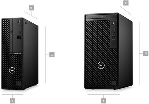 Dell Optiplex 3000 3090 SFF Small Form Factor Desktop (2021) | Core i5-512GB SSD - 16GB RAM | 6 Cores @ 4.8 GHz - 10th Gen CPU Win 11 Pro (Renewed) in Saudi Arabia