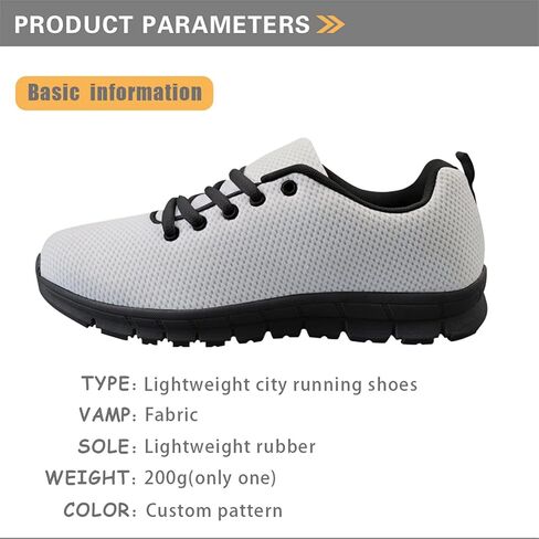 Forchrinse Hawaiian Hibiscus Leaves Lightweight Running Shoes Non Slip Soft Walking Shoes Casual Athletic Shoes in Saudi Arabia