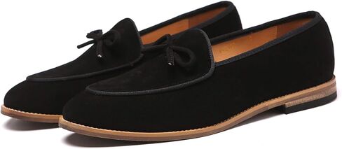 Santimon Men's Casual Tassel Bow Slip-On Driving Penny Loafers Boat Shoes Driver Moccasins in Kuwait