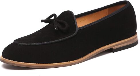 Santimon Men's Casual Tassel Bow Slip-On Driving Penny Loafers Boat Shoes Driver Moccasins in Kuwait