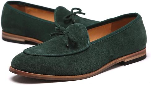 Santimon Men's Casual Tassel Bow Slip-On Driving Penny Loafers Boat Shoes Driver Moccasins in Kuwait