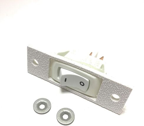 C202 Replacement White Fan Rocker Switch Compatible With Whirlpool Jenn-Air Cooktops in Saudi Arabia