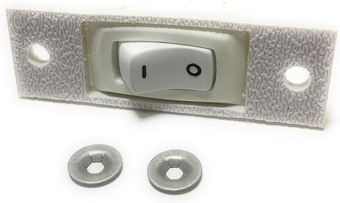C202 Replacement White Fan Rocker Switch Compatible With Whirlpool Jenn-Air Cooktops in Saudi Arabia