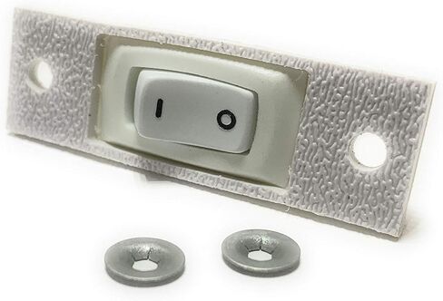 C202 Replacement White Fan Rocker Switch Compatible With Whirlpool Jenn-Air Cooktops in Saudi Arabia