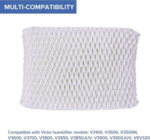 cherliyy 4 Pack WF2 Humidifier Replacement Filters Compatible with/Replacement for Filters Vicks & Kaz 3020, V3100, V3500, V3500N, V3600, V3800, V3850, V3900, ECM-250i, ECM-500, WA-8D in Kuwait