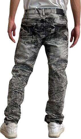 Southpole Men's Stretch Biker Denim Skinny Jeans in Saudi Arabia
