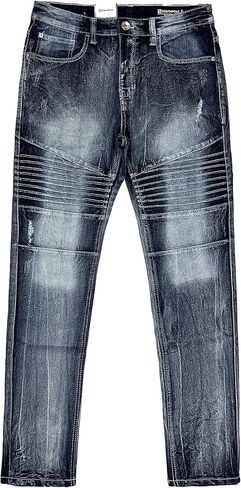 Southpole Men's Stretch Biker Denim Skinny Jeans in Saudi Arabia