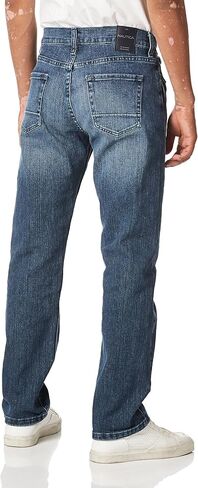Nautica Men's 5 Pocket Straight Fit Stretch Jean in Saudi Arabia