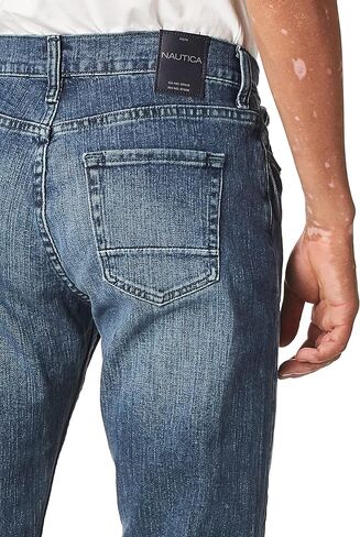 Nautica Men's 5 Pocket Straight Fit Stretch Jean in Saudi Arabia