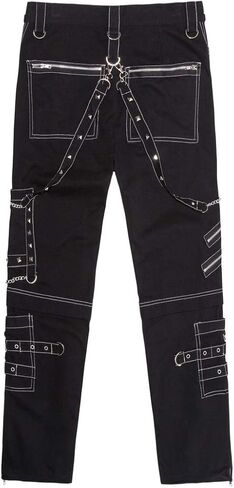 Cicilin Men's Fashion Hip Hop Rock Punk Gothic Pants Street Dance Harem Pants in Kuwait