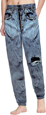Under Disguise Men's Generic Faux Denim Mens Pajama Pants for Men in Saudi Arabia