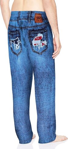 Under Disguise Men's Generic Faux Denim Mens Pajama Pants for Men in Saudi Arabia