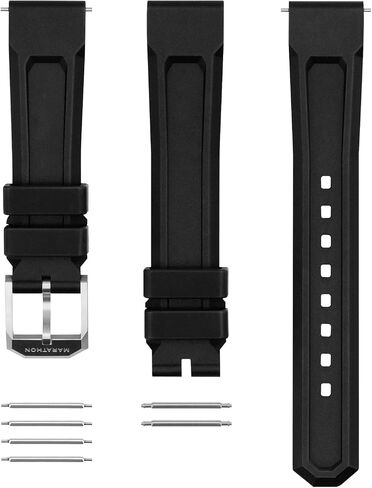 MARATHON 36mm Medium Diver's Automatic (MSAR Auto) Swiss Made Military Issue Milspec Watch with Tritium Illumination (No Government Government, Black Rubber SAR Strap Collection) in Saudi Arabia