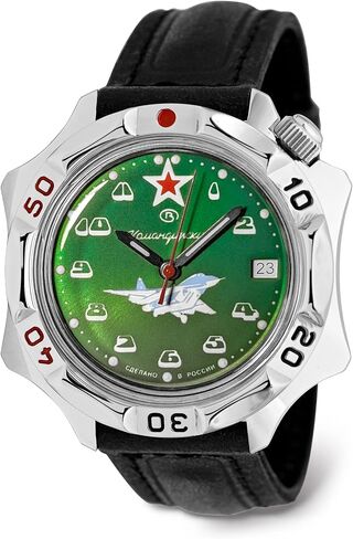 VOSTOK | Komandirskie MIG-29 Fulcrum Fighter Commander Russian Air Force Military Mechanical Wrist Watch | Fashion | Business | Casual Men’s Watches | Model Series 124 in Kuwait
