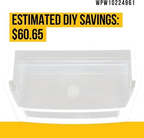 WPW10224961 Refrigerator Door Shelf Bin - Replaces AP6017363, W10224961, 1872710, PS11750660 in Saudi Arabia