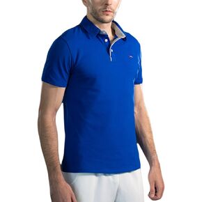 Men's Slim-fit Golf Polo Shirt, Cotton Wicking Cool Quick-Dry Active, Golf Lightweight Polo Shirt Short Sleeves in Saudi Arabia