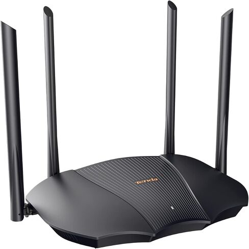 Tenda TX9 Pro WiFi 6 Router, AX3000 Dual Band Gigabit Smart 802.11ax Router, WPA3 Network Security, IPv6 Supported, Intel Chipset+OFDMA, Parental Control, TX9Pro. in Saudi Arabia
