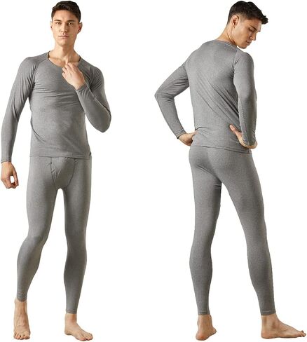 MAXHEAT Mens Thermal Underwear Long Johns Set with Fleece Lined in Kuwait