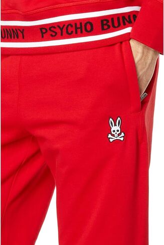 بنطال رياضي من Psycho Bunny Burks مقاس XL أحمر لامع in Saudi Arabia