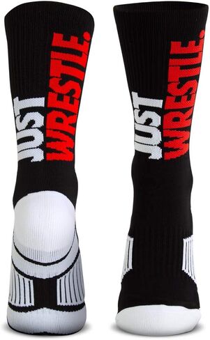 Just Wrestle Woven Mid-Calf Socks | Youth & Adult Sizes in Kuwait