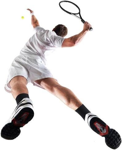 Men's Women's Tennis Socks, HUSO Performance Sports Ankle Compression Socks 1,2,3,4,6 Pairs in Kuwait
