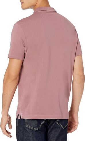 Perry Ellis Men's Standard Open Collar Short Sleeve Polo Shirt in Saudi Arabia