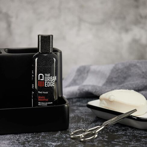 That Urban Edge Beard Shampoo | Professional Beard Wash for Men | Moisturizing and Conditioning | Natural Shampoo Softens and Strengthens Beard | Vegan Formula for Thick, Soft Beard | 3.38fl oz in Saudi Arabia