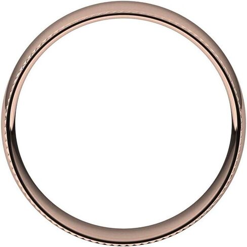 Rope Sides Wedding Band Comfort Fit Solid 925 Sterling Silver Real 10k 14k 18k Yellow Rose White Gold OR Platinum Ring Classic Domed Plain 3mm 4mm 6mm 8mm in Saudi Arabia