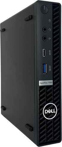 Dell OptiPlex 7090 MFF Micro Form Factor Desktop Computer - 10th Gen Intel Core i7-10700T up to 4.50 GHz CPU, 16GB RAM, 512GB PCIe SSD, Intel UHD Graphics 630, Wi-Fi 6, Bluetooth 5.1, Windows 11 Pro in Saudi Arabia