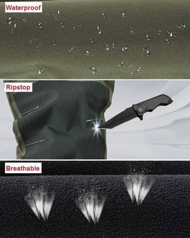 بنطال تزلج على الجليد مقاوم للماء للرجال مبطن بالصوف ومضاد للرياح والمشي لمسافات طويلة على الجليد سروال شتوي بسحاب أسفل الساق in Kuwait