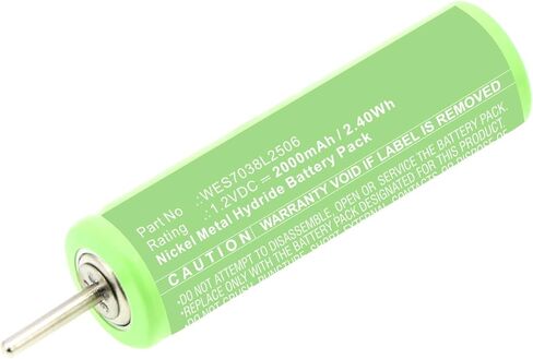 Synergy Digital Shaver Battery, Compatible with Panasonic ES8067 Shaver, (Ni-MH, 1.2V, 2000mAh) Ultra High Capacity, Replacement for Panasonic WES7038L2506 Battery in Saudi Arabia