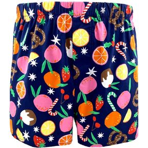 ROCK ATOLL Men's Colorful Funny Animal All Over Print Cotton Boxer Shorts S-XXL