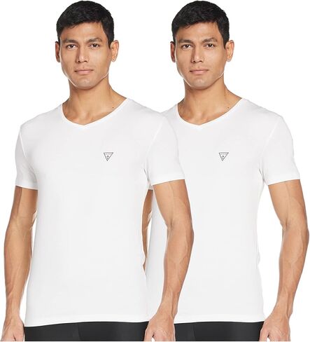 GUESS Men's Caleb Hero V-Neck Tee 2-Pack in Saudi Arabia