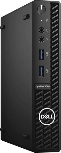 كمبيوتر مكتبي Dell OptiPlex 3000 3080 - Intel Core i3 الجيل العاشر i3-10100T رباعي النواة (4 كور) 3 جيجاهرتز - ذاكرة الوصول العشوائي 8 جيجابايت DDR4 SDRAM - 256 جيجابايت SSD - كمبيوتر شخصي صغير (KT0JX) (متجدد) in Saudi Arabia