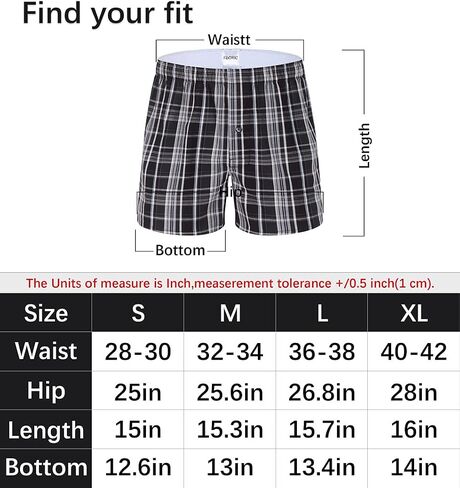 IDORIC Men's Boxer Short - Boxers for Men Soft Cotton Comfortable Casual Breathable Quality Shorts 5-Pack in Kuwait