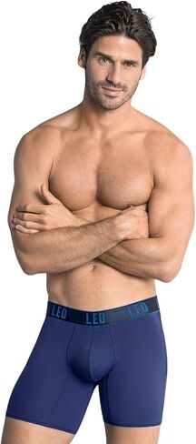 Long Leg Athletic Boxer Briefs with Side Pocket - Quick Dry Mens Underwear in Kuwait