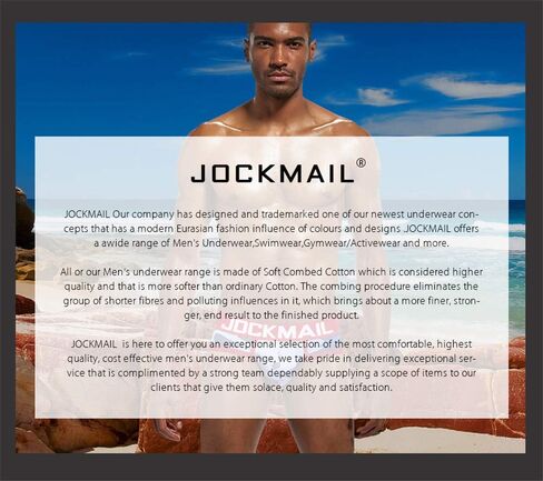 JOCKMAIL Men Open Back Underwear Men Boxer Shorts Cotton Backless boxer in Kuwait