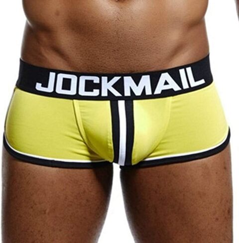 JOCKMAIL Men Open Back Underwear Men Boxer Shorts Cotton Backless boxer in Kuwait