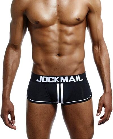 JOCKMAIL Men Open Back Underwear Men Boxer Shorts Cotton Backless boxer in Kuwait