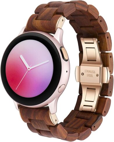 Quick Release Watch Band, AIYIBEN Natural Wood Watch Band, Choice of Strap Colour and Width 18mm, 19mm, 20mm, 21mm, 22mm, 23mm or 24mm in Kuwait