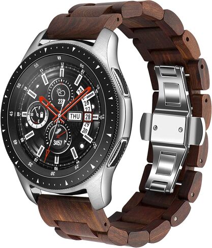 Quick Release Watch Band, AIYIBEN Natural Wood Watch Band, Choice of Strap Colour and Width 18mm, 19mm, 20mm, 21mm, 22mm, 23mm or 24mm in Kuwait