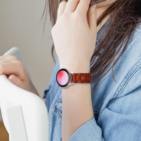 Quick Release Watch Band, AIYIBEN Natural Wood Watch Band, Choice of Strap Colour and Width 18mm, 19mm, 20mm, 21mm, 22mm, 23mm or 24mm in Kuwait