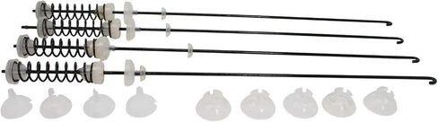 4-Pack W10780048 Washer Suspension Kit Replacement for Whirlpool WTW4800XQ0 Washer - Compatible with W10257088 Washing Machine Suspension Rods in Saudi Arabia