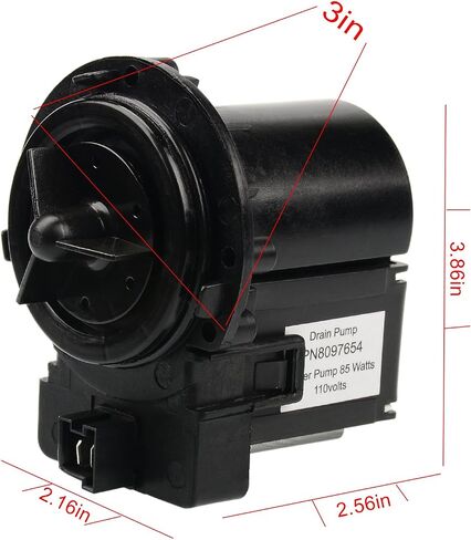 DC31-00054A Washer Drain Pump Water Motor Assembly Replacement for Washing Machine Replaces PS4204638 AP4202690 DC31-00016A in Saudi Arabia