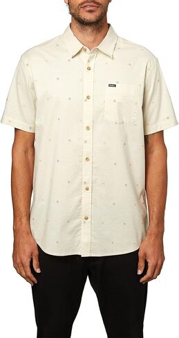 O'Neill Men's Slim Fit Short Sleeve Button Down Shirt in Saudi Arabia