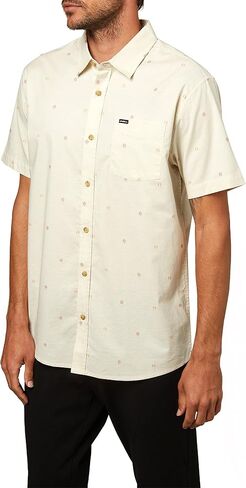 O'Neill Men's Slim Fit Short Sleeve Button Down Shirt in Saudi Arabia