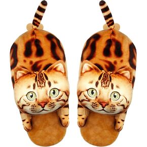 Infaccial Cute Cat fuzzy Plush Home Soft comfy Slippers for women,bedroom pillow slippers,house shoes for women,funny gift ideas, for girls,gift ideas, for mom,mens slippers in Kuwait