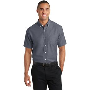 Port Authority Short Sleeve SuperPro Oxford Shirt. S659 in Kuwait