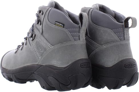 KEEN Men's Pyrenees Mid Height Waterproof Leather Hiking Boot, Drizzle/Black Iris, 13 in Saudi Arabia
